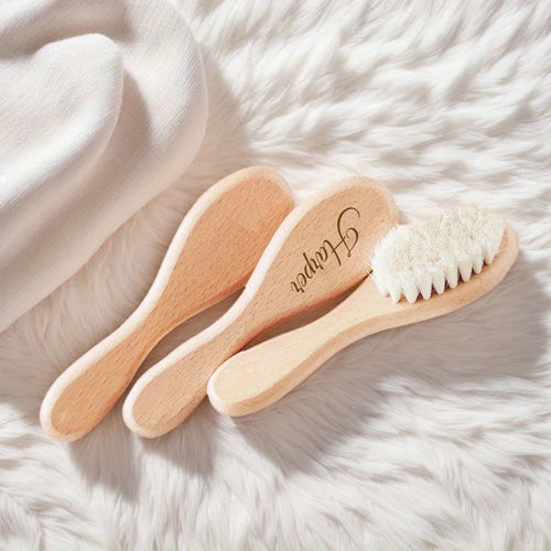 1 Personalized Baby Hairbrush Shower Gift Custom Engraved Baby Brush a Keepsake for Newborns The Perfect Present for New Mothers